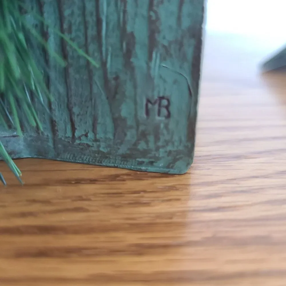 Hallmark Nature's Sketchbook Marjolein Bastin Resin Birdhouse Candle Holder